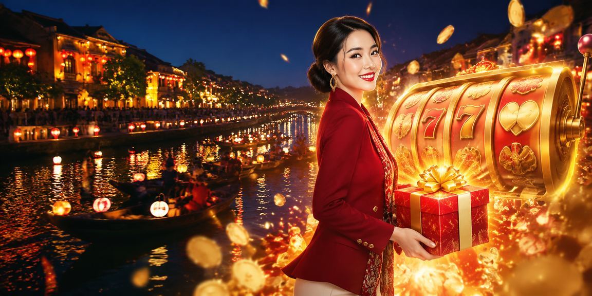 Không khí lễ hội Hội An – người chơi slots trên điện thoại di động