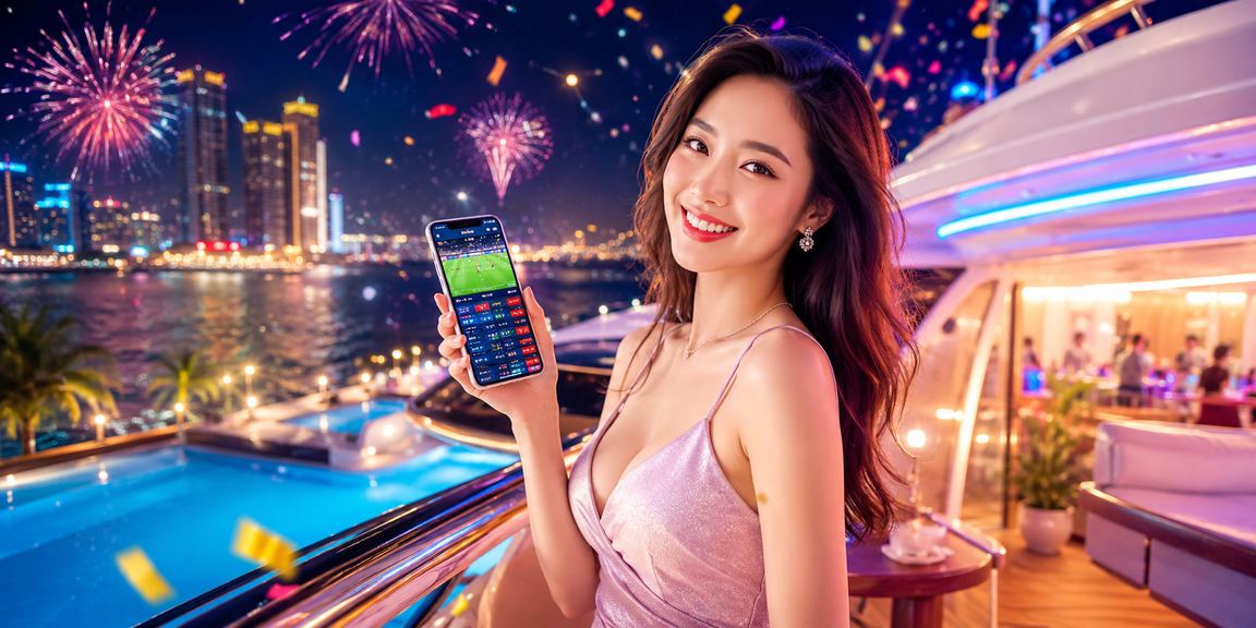 Người dùng trải nghiệm casino di động tại Nha Trang với ánh đèn neon rực rỡ